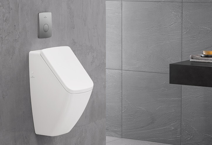Villeroy&Boch Memento 2.0 pisuar z otworami na pokrywę DirectFlush Weiss Alpin biały 5504R101
