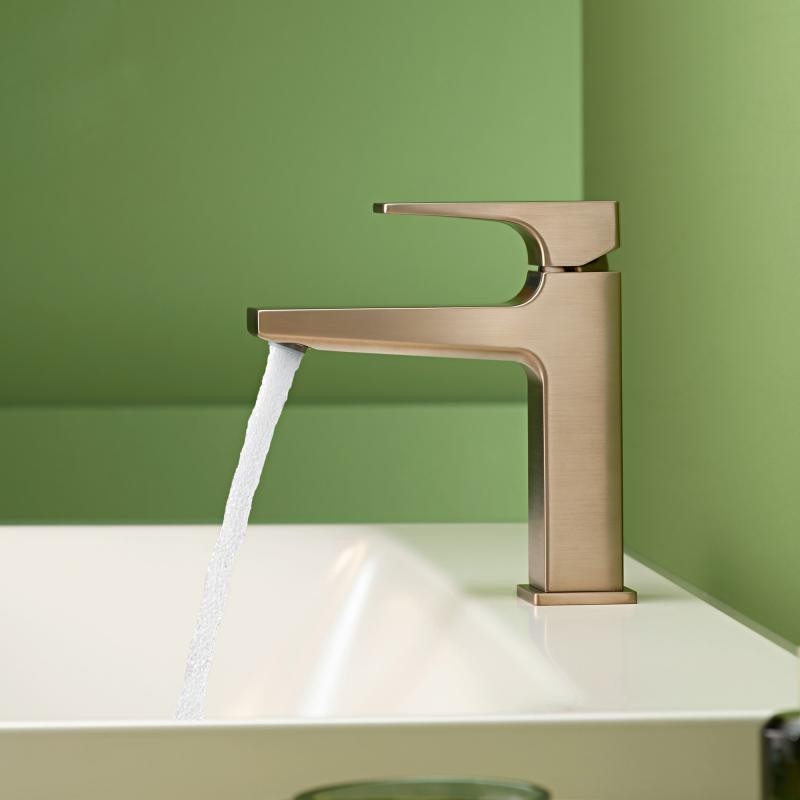 Hansgrohe FinishPlus Metropol 110 bateria umywalkowa z klik-klakiem  złoty polerowany 32507990