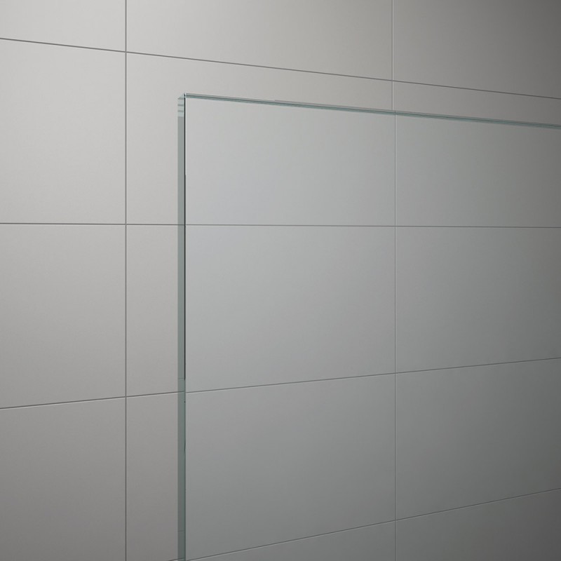 Sanswiss Solino Black Line  parawan nawannowy 2-częściowy składany 110 cm prawy czarny mat przeźroczyste SOLB2D1100607