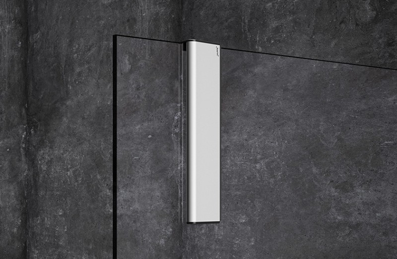 Huppe Select+ Wiper ściągaczka do wody do kabin, szyb, luster srebrny matowy SL2501087