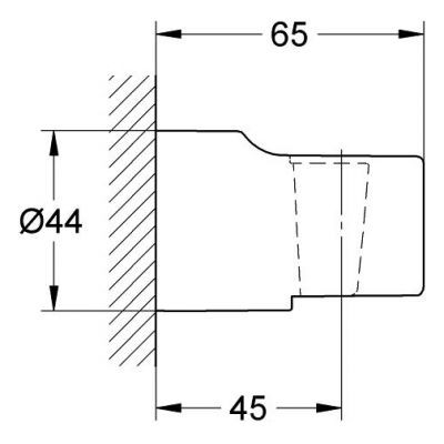 Grohe Relexa uchwyt prysznicowy ścienny chrom 28622000