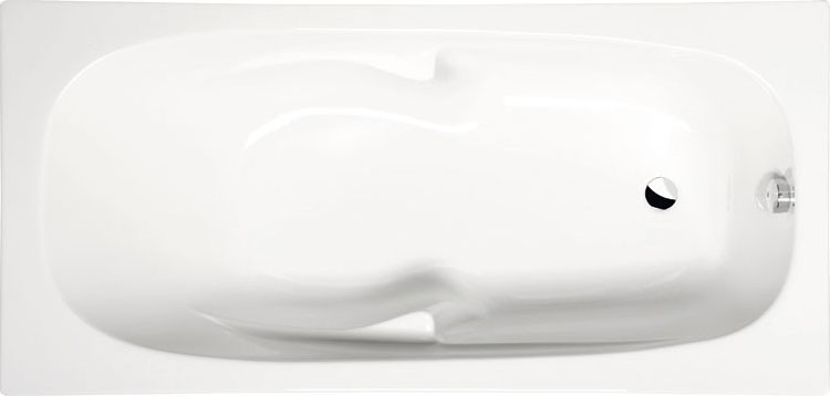 Polysan Kamelie wanna prostokątna 170x80 cm akryl biały 35111