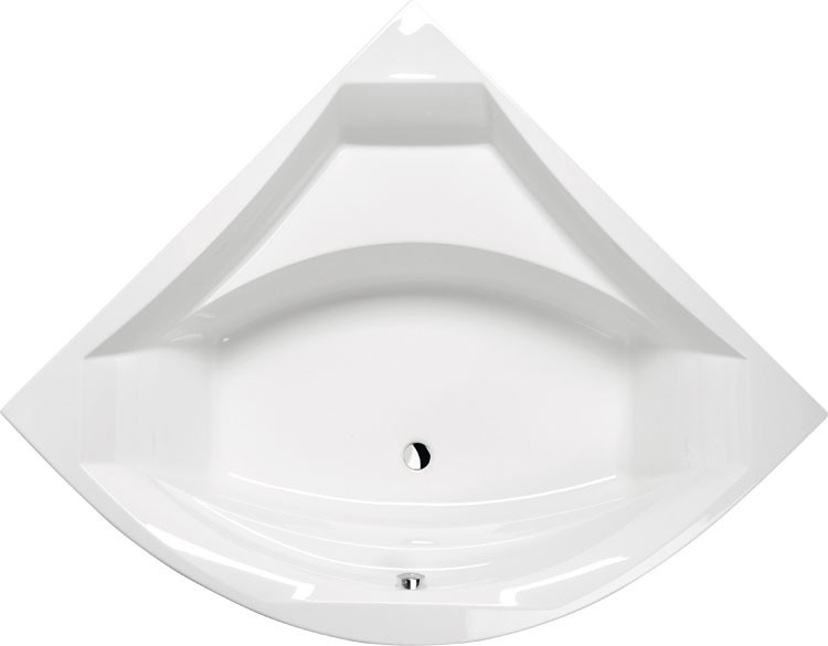 Polysan Rosana wanna narożna 150x150 cm akryl biały 63119