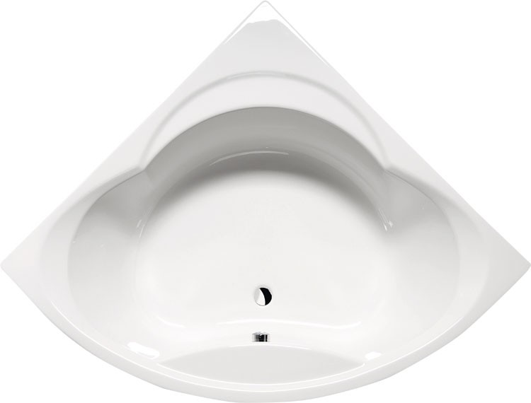 Polysan Alexandra wanna narożna 140x140 cm akryl biały 95111