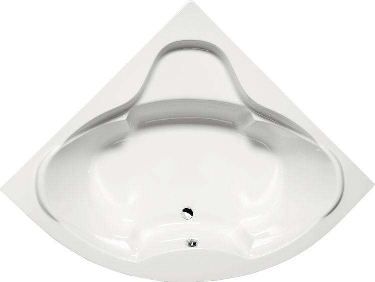 Polysan Simona wanna narożna 140x140 cm akryl biały 96111