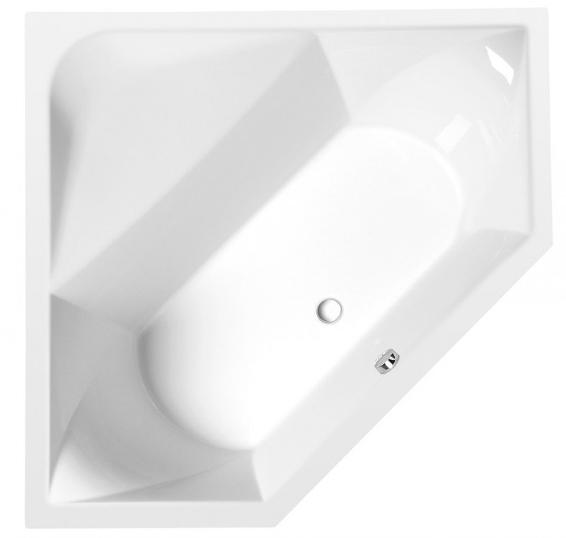 Polysan Floss wanna narożna 145x145 cm akryl biały 98611