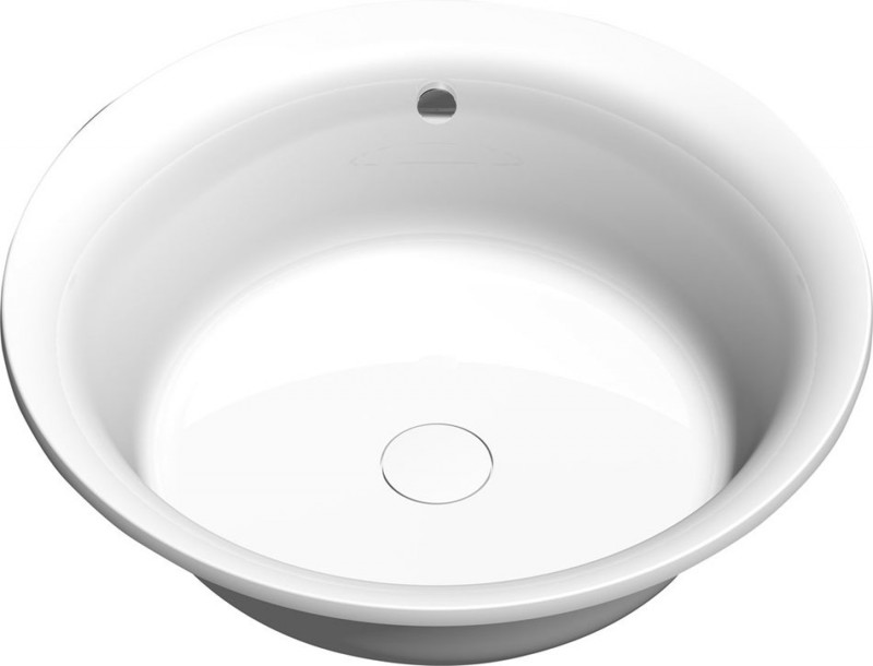 Polysan Oblo wanna okrągła 165x165 cm ze stelażem akryl biały 72840