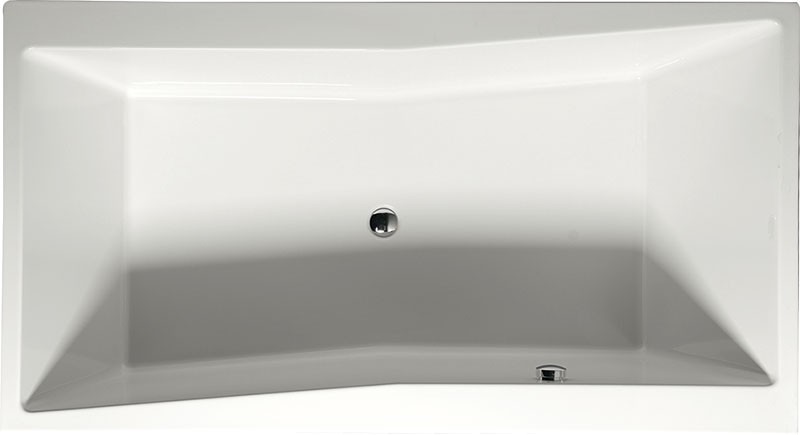 Polysan Quest wanna prostokątna 180x100 cm akryl biały 78511