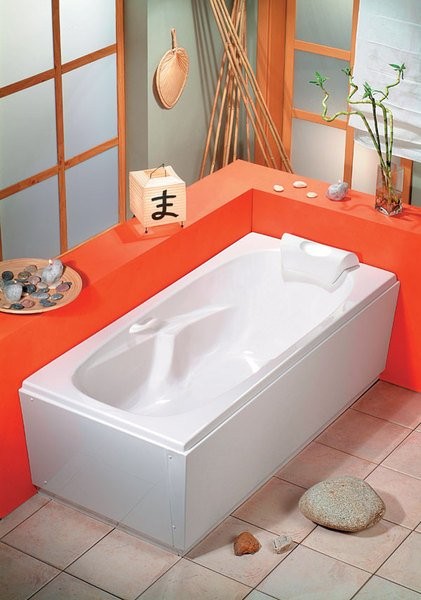 Polysan Kamelie wanna prostokątna 170x80 cm akryl biały 35111