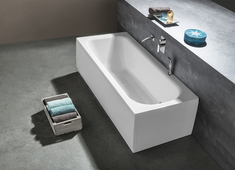 Polysan Laura wanna prostokątna 160x70 cm akryl biały 24611