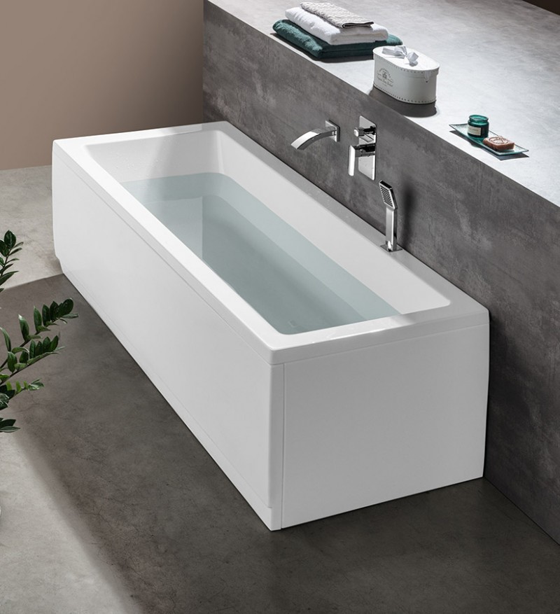 Polysan Noemi wanna prostokątna 170x70 cm akryl biały 71708