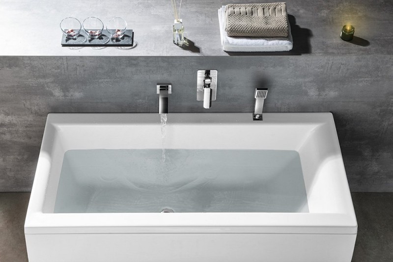 Polysan Cleo wanna prostokątna 160x75 cm akryl biały 93611