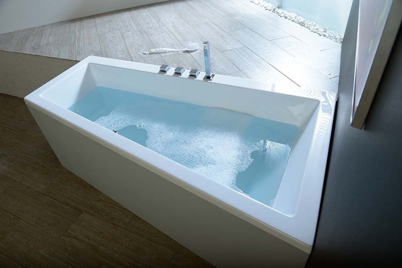 Polysan Andra R wanna asymetryczna prawa 180x90 cm akryl biały 78771