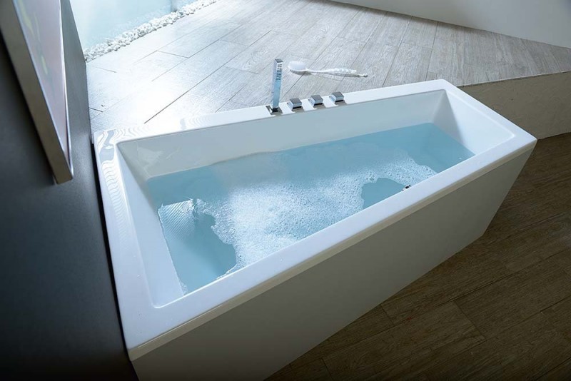 Polysan Andra L wanna asymetryczna lewa 180x90 cm akryl biały 72872