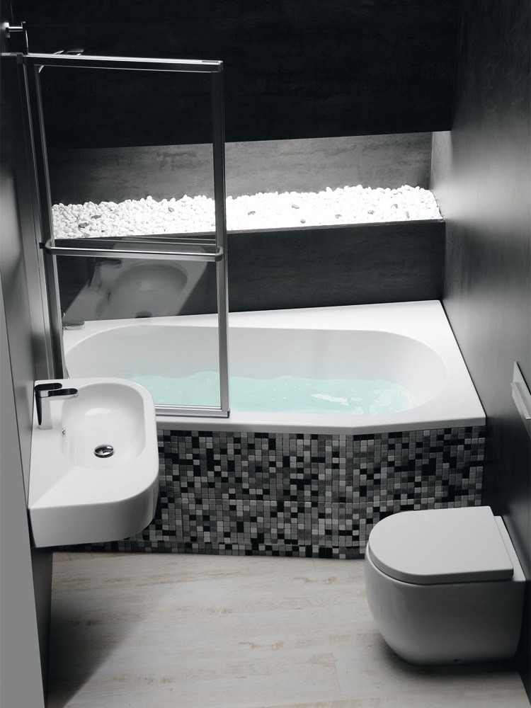 Polysan Astra WR wanna asymetryczna prawa 165x90 cm akryl biały 31611