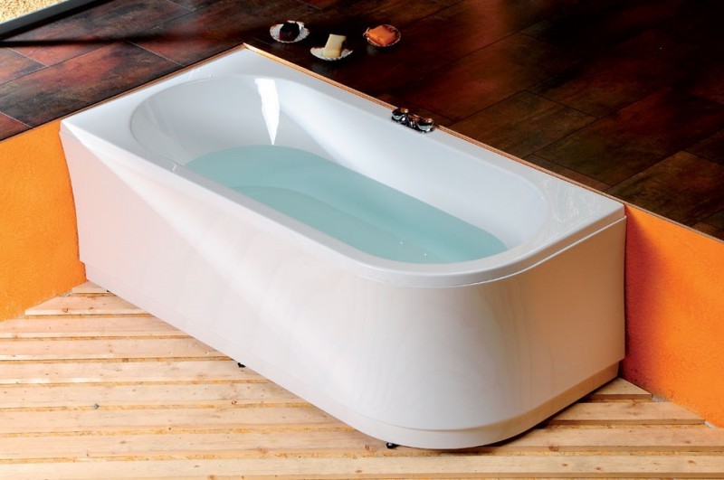 Polysan Viva L wanna asymetryczna lewa 175x80 cm akryl biały 70119