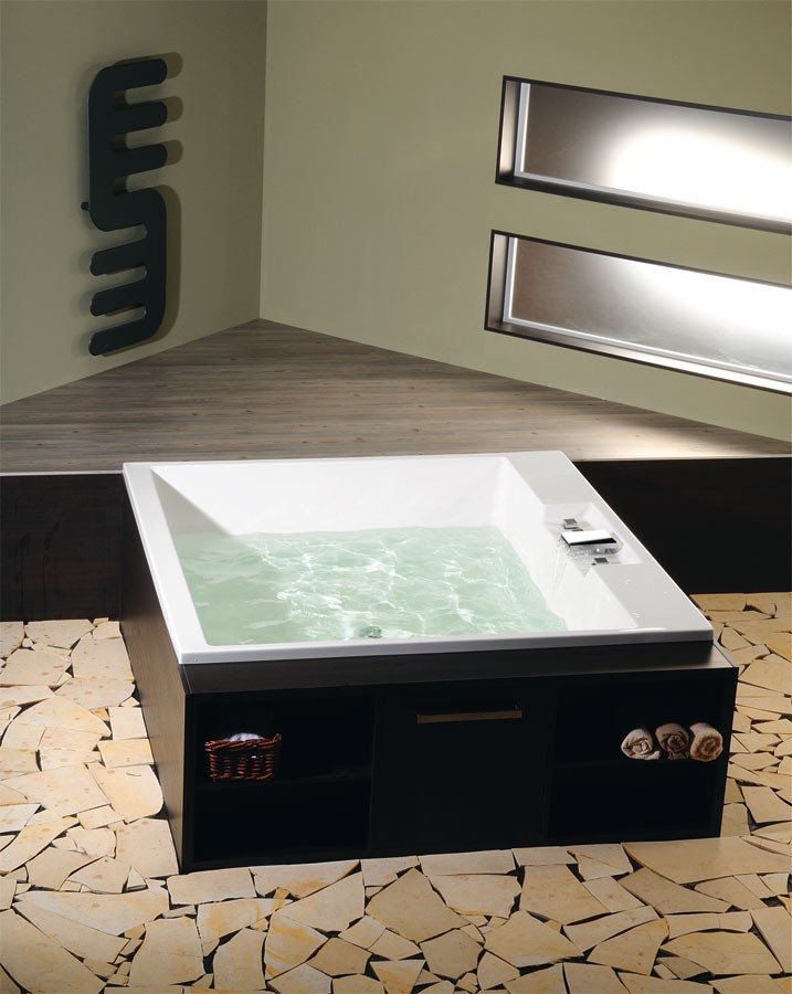 Polysan Came wanna kwadratowa 175x175 cm ze stelażem akryl biały 23611