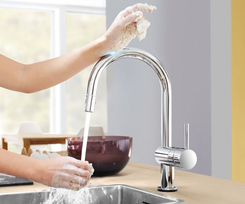 Grohe Minta Touch elektroniczna bateria kuchenna zlewozmywakowa chrom 31358002