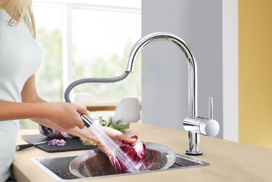 Grohe Minta Touch elektroniczna bateria kuchenna zlewozmywakowa stal nierdzewna 31358DC2