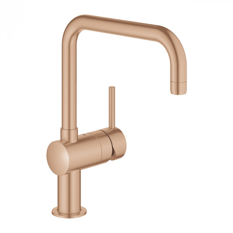 Grohe Minta bateria kuchenna zlewozmywakowa różowe złoto szczotkowane brushed warm sunset 32488DL0