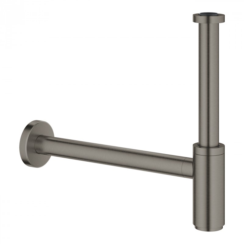 Grohe syfon umywalkowy ozdobny grafit szczotkowany brushed hard graphite 28912AL0