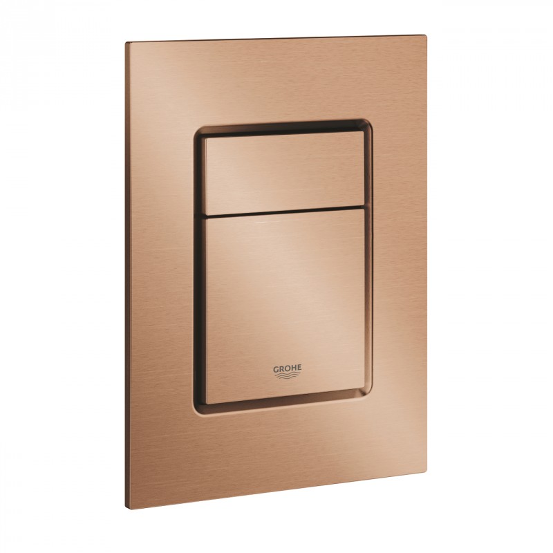 Grohe Skate Cosmopolitan S przycisk spłukujący do stelaża WC szczotkowane różowe złoto brushed warm sunrise 37535DL0