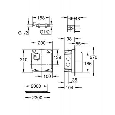 Grohe puszka do zabudowy podtynkowej 36264001