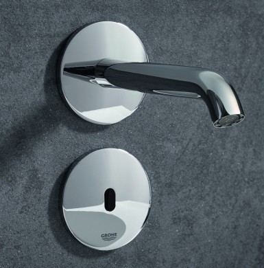 Grohe Essence E elektroniczna bateria umywalkowa podtynkowa bez mieszacza chrom 36447000