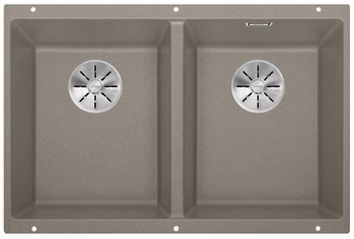 Blanco Subline 350/350-U Silgranit PuraDur II zlewozmywak granitowy 2 komory podwieszany kolor tartufo 523581