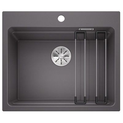 Blanco Etagon 6 zlewozmywak komora wpuszczana w blat bez korka automatycznego InFino granit szarość skały 524540