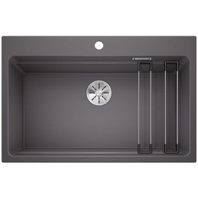 Blanco Etagon 8 zlewozmywak komora wpuszczana w blat bez korka automatycznego InFino granit szarość skały 525188