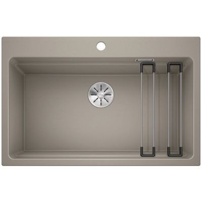 Blanco Etagon 8 zlewozmywak komora wpuszczana w blat bez korka automatycznego InFino granit tartufo 525194