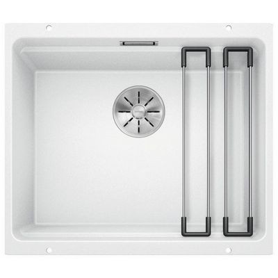 Blanco Etagon 500-U zlewozmywak komora podwieszana bez korka automatycznego InFino granit biały 522231