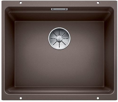 Blanco Etagon 500-U zlewozmywak komora podwieszana bez korka automatycznego InFino granit kawowy 522236