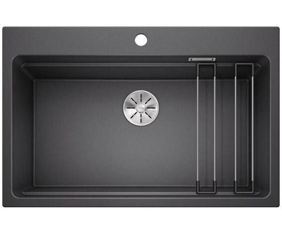 Blanco Etagon 8 zlewozmywak komora wpuszczana w blat bez korka automatycznego InFino granit antacyt 525187