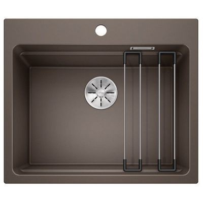 Blanco Etagon 6 zlewozmywak komora wpuszczana w blat bez korka automatycznego InFino granit kawowy 524548