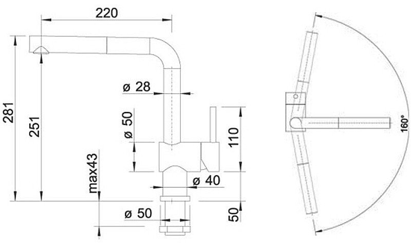 Blanco Linus-S-F bateria zlewozmywakowa podokienna z wyciąganą wylewką chrom 514023