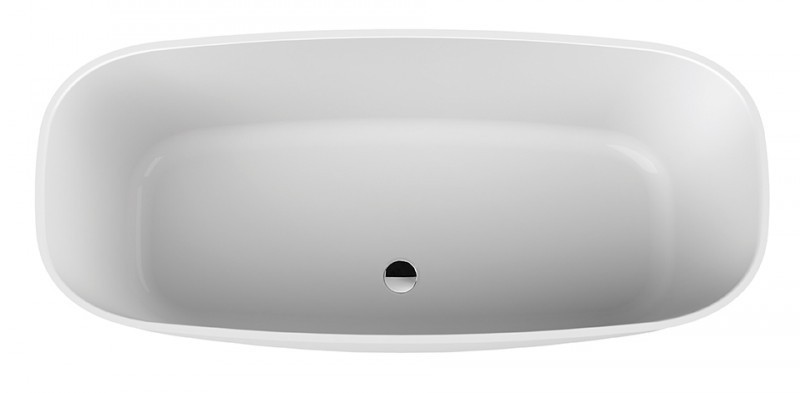 Sanplast WOWM/NATUR wanna wolnostojąca 180x80 konglomerat biały 642420126001000