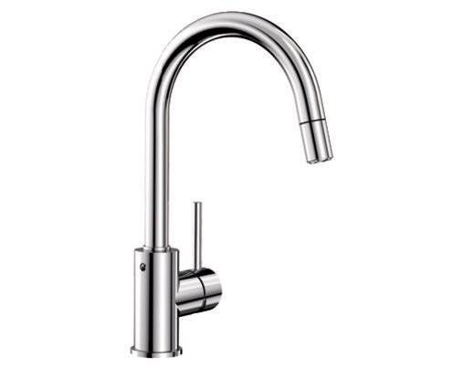 Blanco MIDA bateria zlewozmywakowa z wyciąganą wylewką chrom 521454