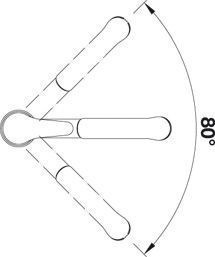 Blanco Daras-S bateria zlewozmywakowa z wyciąganą wylewką biały 517735