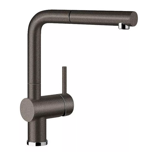 Blanco Linus-S bateria zlewozmywakowa z wyciąganą wylewką kawowy 516697