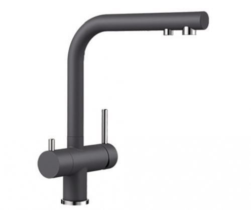 Blanco Fontas II bateria zlewozmywakowa szarość skały/chrom 523137