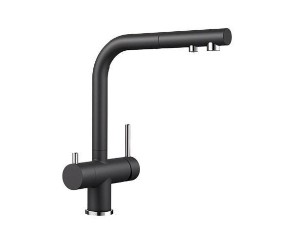 Blanco Fontas-S II bateria zlewozmywakowa z wyciąganą wylewką antracyt/chrom 525200