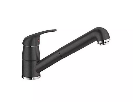 Blanco Daras-S bateria zlewozmywakowa z wyciąganą wylewką antracyt 517732