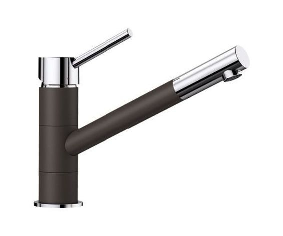 Blanco Kano bateria zlewozmywakowa kawowy/chrom 525033