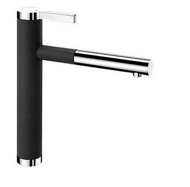 Blanco Linee-S bateria zlewozmywakowa z wyciąganą wylewką antracyt/chrom 518438