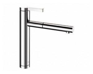 Blanco Linee-S bateria zlewozmywakowa z wyciąganą wylewką chrom 517591