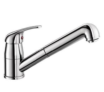 Blanco Daras-S bateria zlewozmywakowa z wyciąganą wylewką chrom 517731