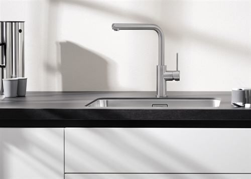 Blanco Lanora bateria zlewozmywakowa stal szczotkowana 523122