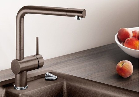 Blanco Linus bateria zlewozmywakowa szarość skały 518814